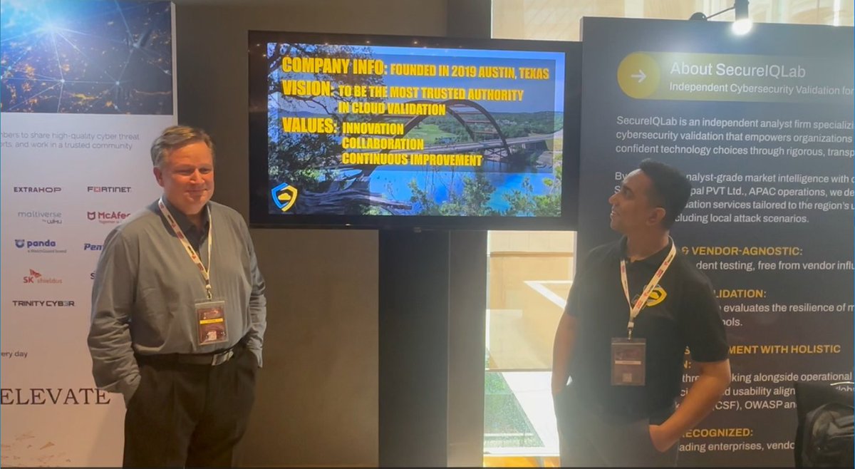 Day 2 of #AVAR2025 is a GO!  Stop by the SecureIQ Lab booth and let's talk GenAI validation!