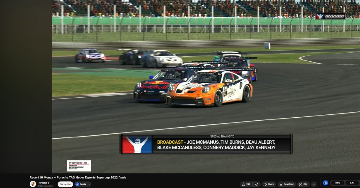 After more than five years, I will be stepping down from the <a href="/iRacing/">iRacing</a> broadcast production crew ahead of the 2026 season.

While many of you know me as a competitor on the platform, fewer people know that I’ve also been working behind the scenes on the broadcast production crew.