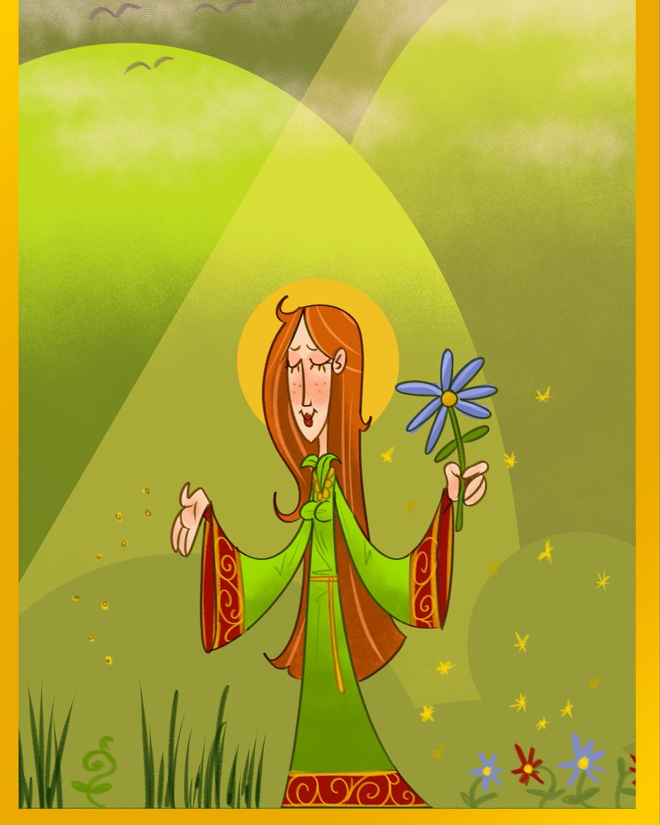 SWumpkins's tweet image. For this series, I thought it'd be cool to have Helle as this Icy Queen of Death. And Eostre as a Bringer of Spring and Life. Having the two be sisters would be fun.