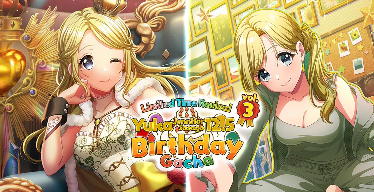 🎉12/5 Happy Birthday Yuka🎂 To celebrate, Yuka's Birthday Gacha