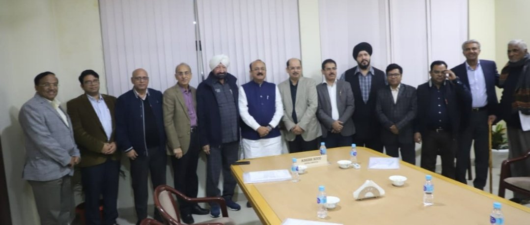 DPC_Delhi's tweet photo. Governing Body of Delhi Productivity Council (DPC) discussed for the new activities with it's Patron Sh. Ashish Sood, Hon'ble Minister for Home, Education &amp; Power, GNCTD, yesterday.
@ashishsood_bjp @gupta_rekha @NPC_INDIA_GOV @Lub_delhi @SAMPATTOSHNIWAL @Viru19641 https://t.co/1sgBP1tqVt
