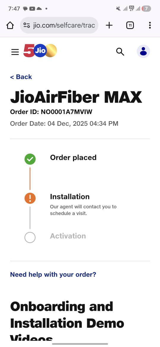 kumaraman45714's tweet photo. Sir/Mam mere jio air fiber ka installation time 4 to 6 p.m h bt mera class 11 bje se h too pls aap 11 a.m tk lgwa denge mera class bhi hoo jata internet ki wajah se Maine 2 din se class ni Kiya h. So pls it's my humble request 11 a.m tk krwa de. @JioCare @reliancejio https://t.co/ILalZ1N2tk