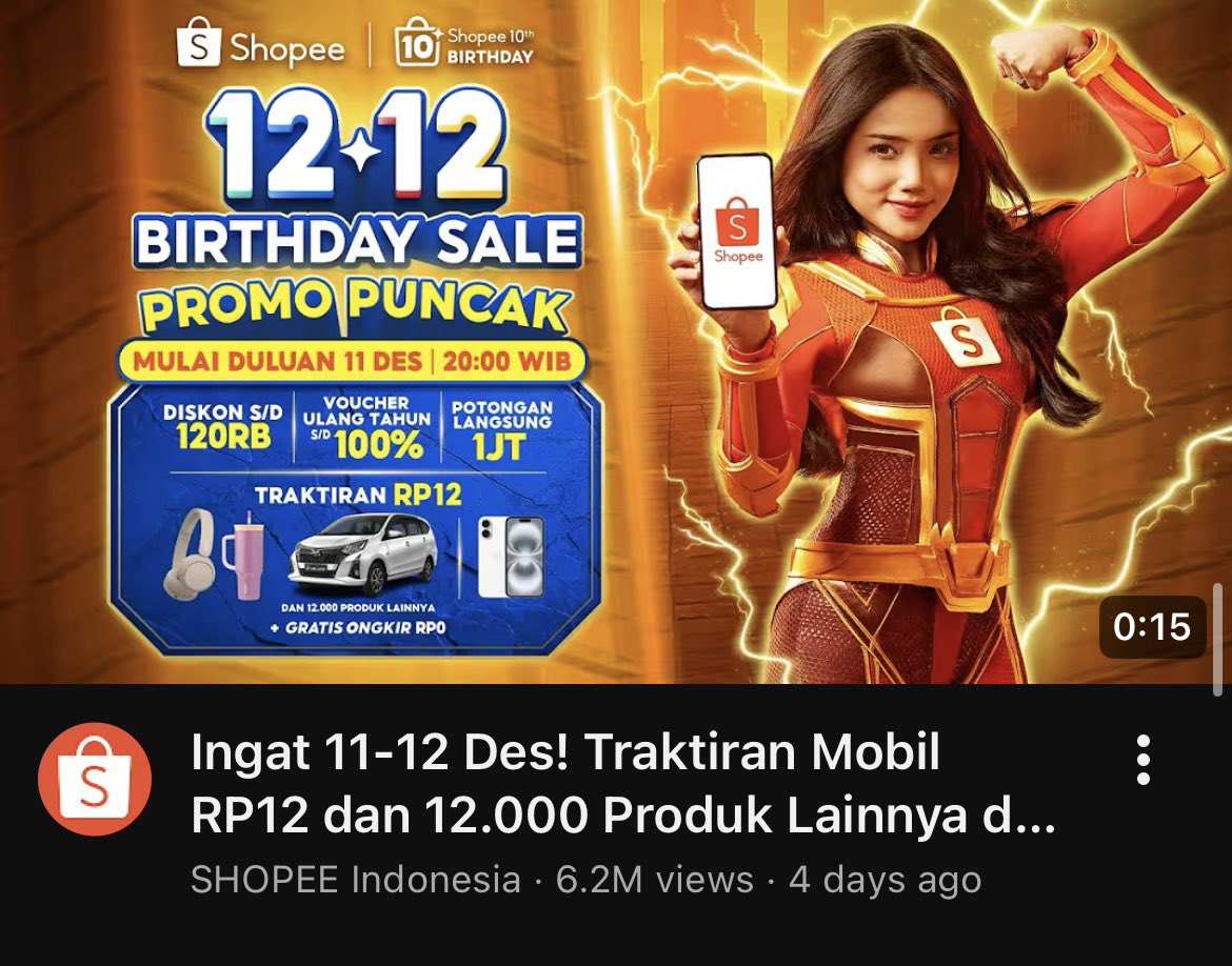 bzelpopp's tweet photo. @MrsGal3 @FatherFio @yunarve cuz it is an AD???? ad was made to be advertised everywhere lol. you can see from every brand who posted their ads on youtube gained millions of views within WEEKS but then stopped gaining numbers bcs the advertisement period has ended https://t.co/rmvFYv489G