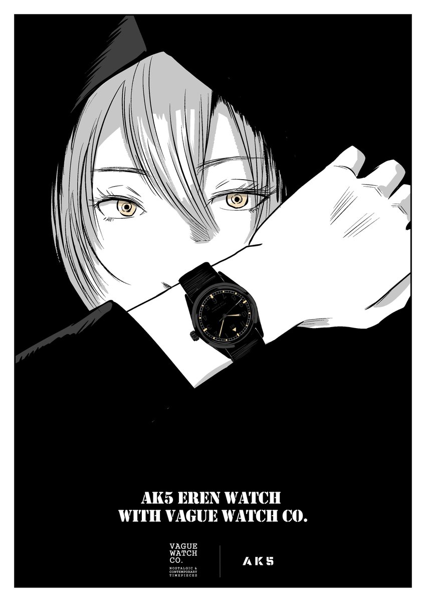 AK5 EREN WATCH With VAGUE WATCH CO. 12月5日18:00より極少量ですが