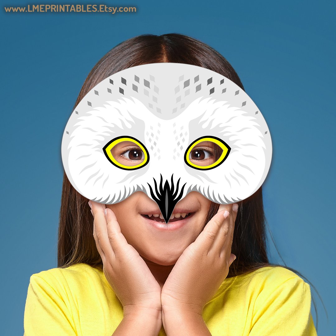 lmeprintables's tweet photo. Snow Owl Mask Printable Bird Costume Halloween Forest Animal Party Favor School Paper Craft Woodland Masquerade Carnival MardiGras Kid Adult https://t.co/QvTfHvWD07 via @Etsy #snowowlmask #birdmask #forestanimalmasks #animalmasks #woodlandpartymasks #papercraftsforkids #christmas https://t.co/kBV1c0aoa1