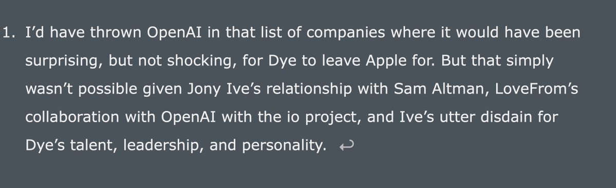 Nothing says "disdain" like promoting someone to head of UI design.