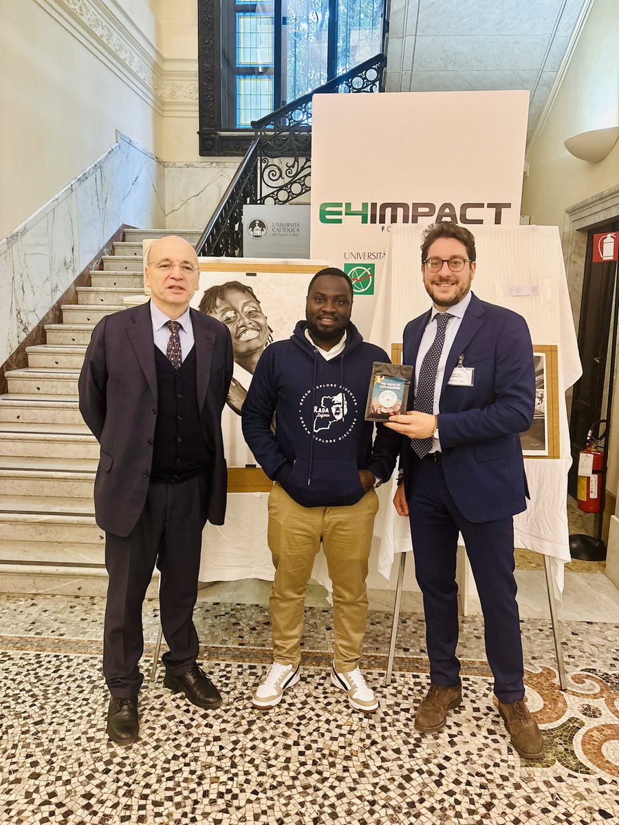 RadaRubangira's tweet photo. Feeling grateful and inspired after attending the ITACA Project Final Event @unicatt in Milan. It was an honor to reconnect with two incredible professors and leaders after seeing them last in Uganda two years ago.
It was a special privilege to see Dr. Giacomo Ciambotti, https://t.co/WWLh2FCR8a
