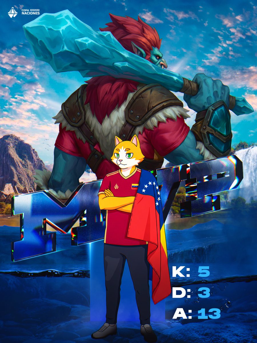 copanaciones's tweet image. MVP ⭐️ @StepZ7_ 

El rey de los trolls acompañó a su equipo a la victoria, la joya venezolana sigue demotrando que tiene nivel para ser campeón. 💎