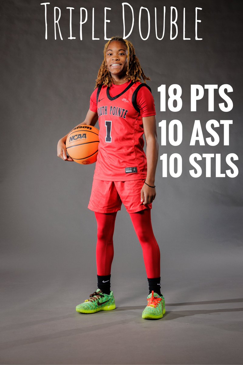 1st career Triple Double last night against Fort Mill High school.