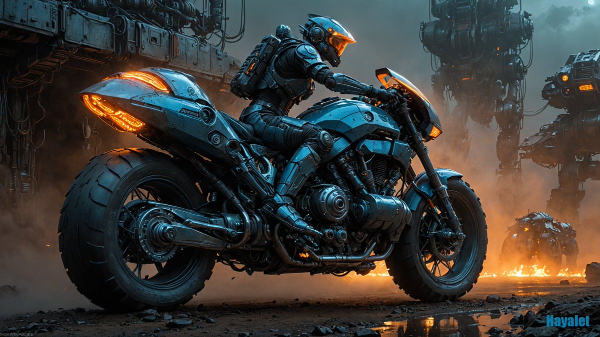 Steel Fury #AIart #cyberpunk #dystopian