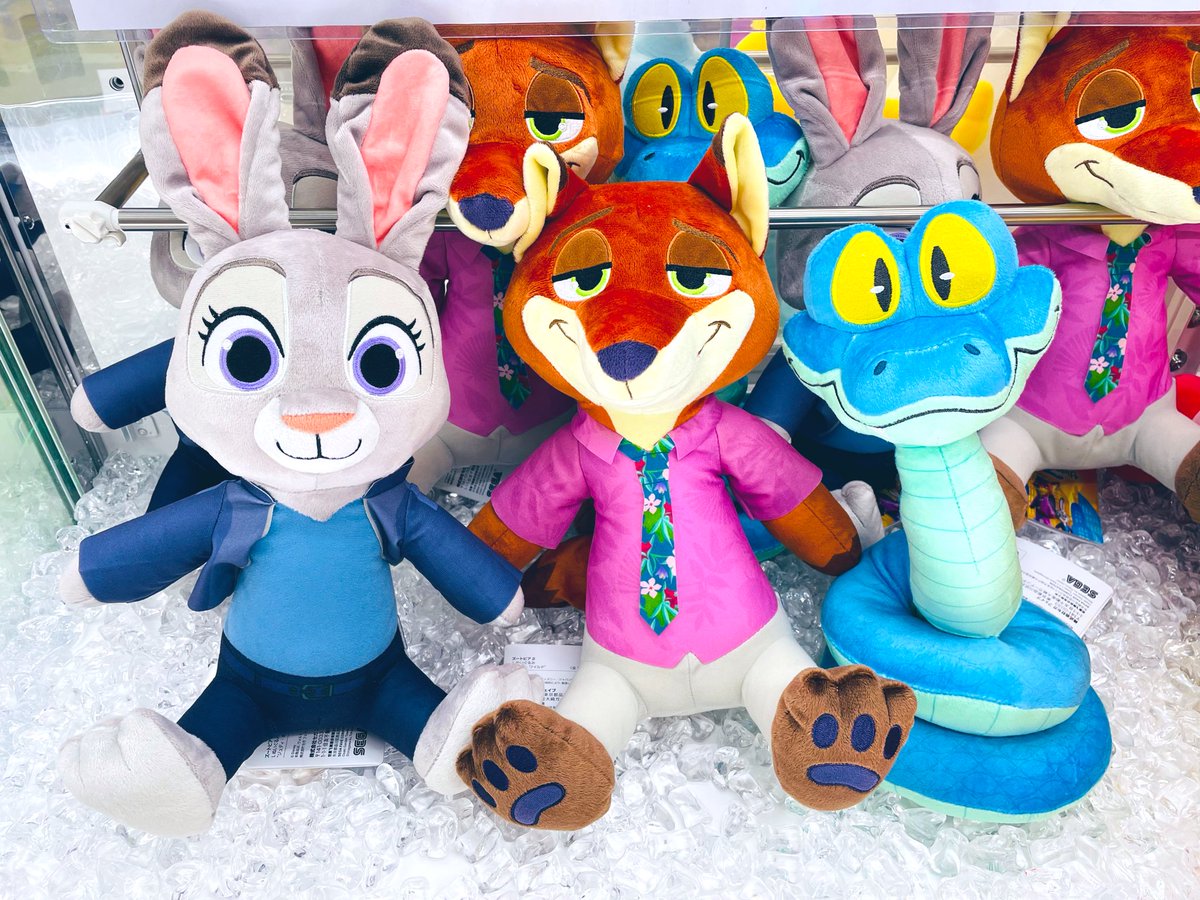 ✨プライズ情報✨ #ズートピア2 Lぬいぐるみ ジュディ•ポップス ニック