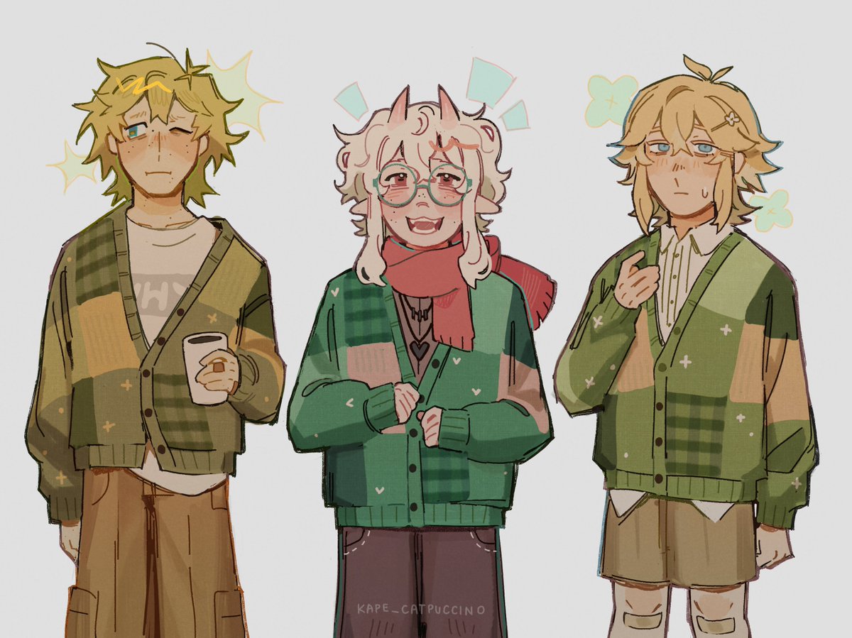 kape_catpuccino's tweet image. pick your favorite boy! because I couldn't. so in my indecisiveness i drew three of em

#sptweek #ralsei #basil