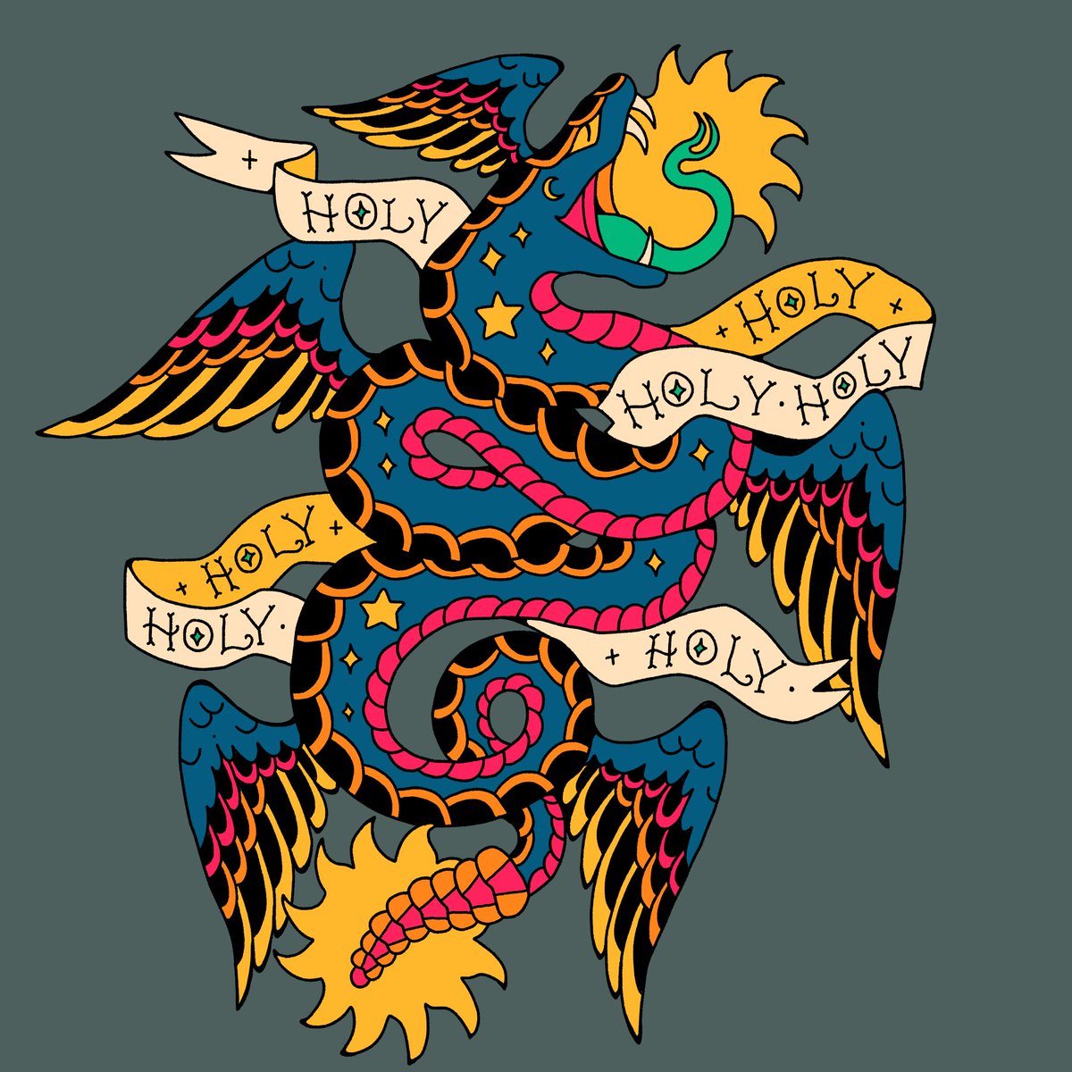 Biblically Accurate Rattlesnake for Tumblr