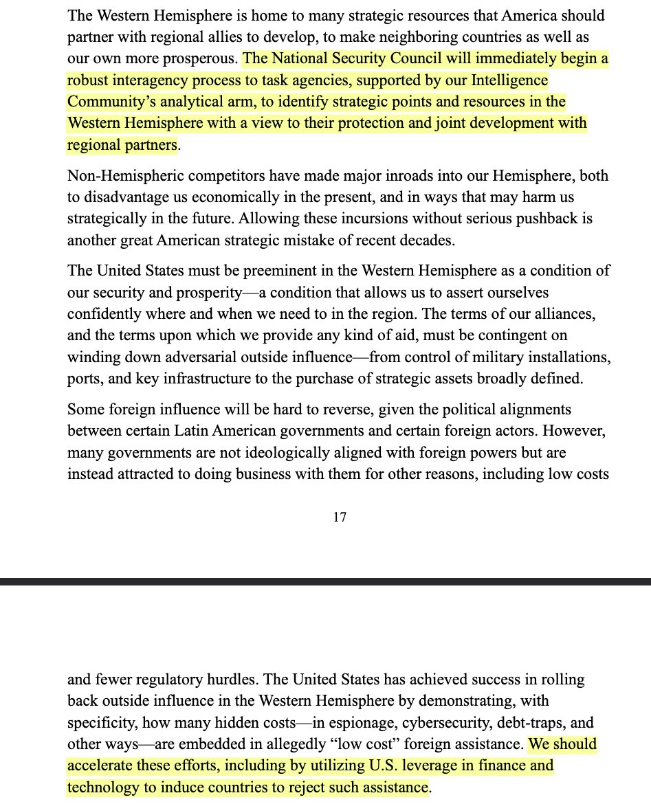 中国港口和华为都完蛋了。马杜罗之后,卢拉可能也会步其后尘。拉丁美洲是美国的后院,就这么定了。不过,或许他们会在资源开采之外的其他领域进行投资。