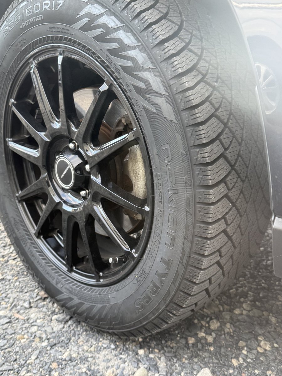 ノキアンタイヤ🛞
めっちゃ効きそう🥳