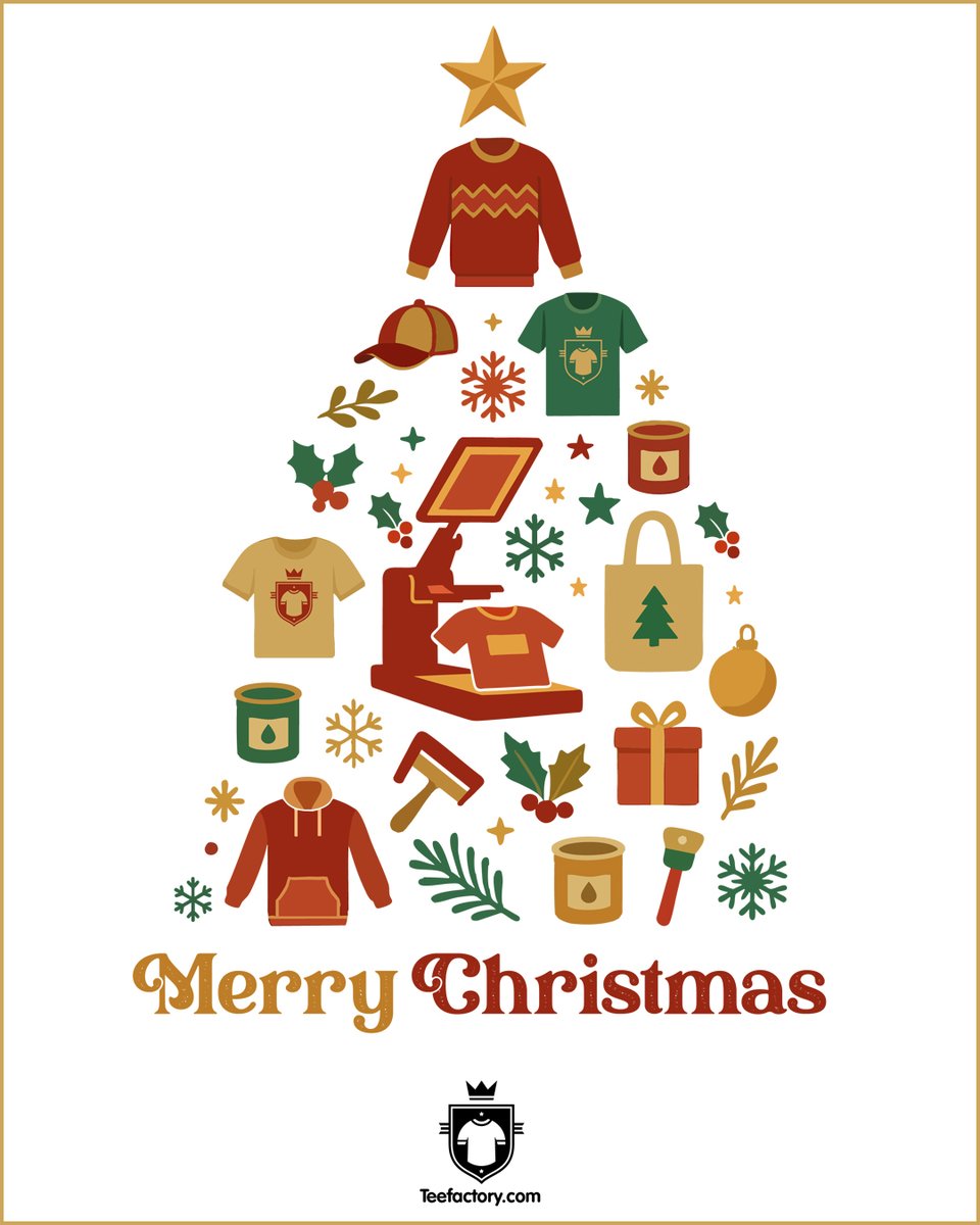 teefactorycom's tweet image. It's time for our Christmas holidays: see you on 7 January! 🥳

Happy holidays! 🎄
