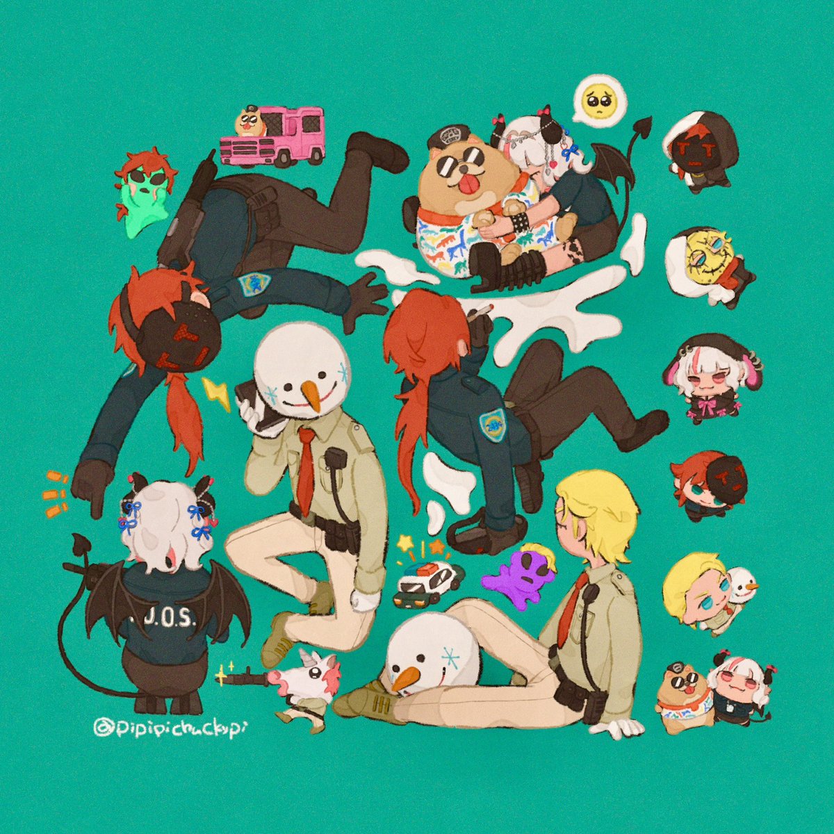 にじ👮gta  #絵クス絵画  #イロ絵す  #りりむとおえかき