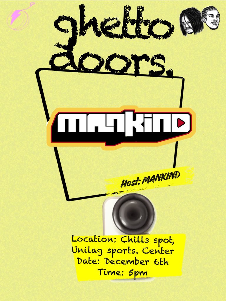 ghettodoors's tweet photo. We’re officially 24hours from “Ghetto Doors” and we present to you your hosts for the evening! @Mankind_ng COME IN!
#liveshow #ghettodoors #mankind #jxted #caleboniel https://t.co/0tlmOmommW