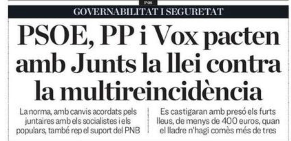 germa_gordo's tweet photo. L’Acord contra la multireincidència al Congrés de Diputats és un exemple del que cal: seriositat i consens en benefici de tots. https://t.co/z08m3HY4DG