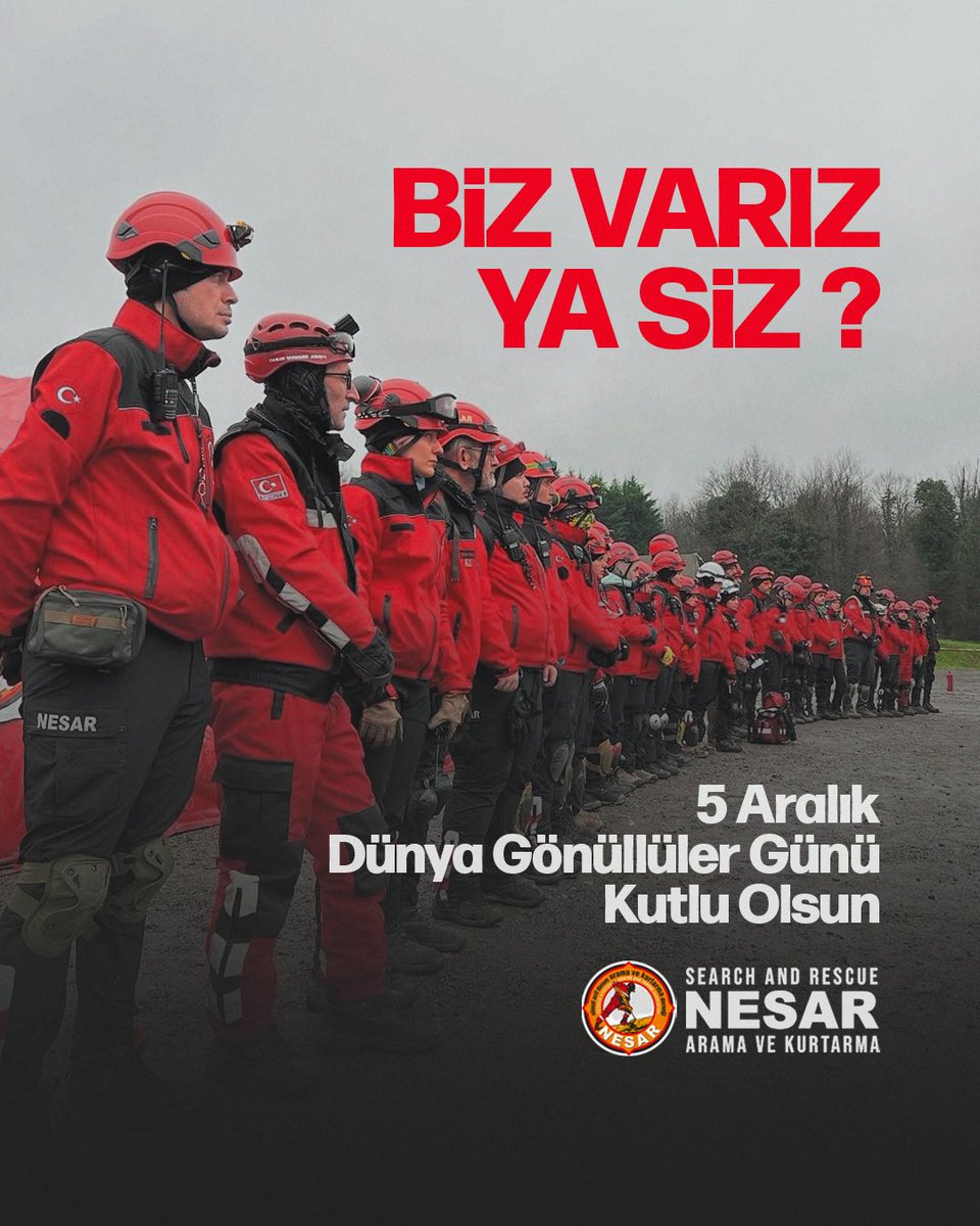 NESAR_SAR's tweet photo. Birlikte Daha Güçlüyüz!

5 Aralık Dünya Gönüllüler Günü’nü, topluma fayda sağlamak için emek veren tüm gönüllülerimizin günü olarak kutluyoruz.

#5Aralık #dünyagönüllülergünü
#internationalvolunteerday https://t.co/WEePnH4Dn0
