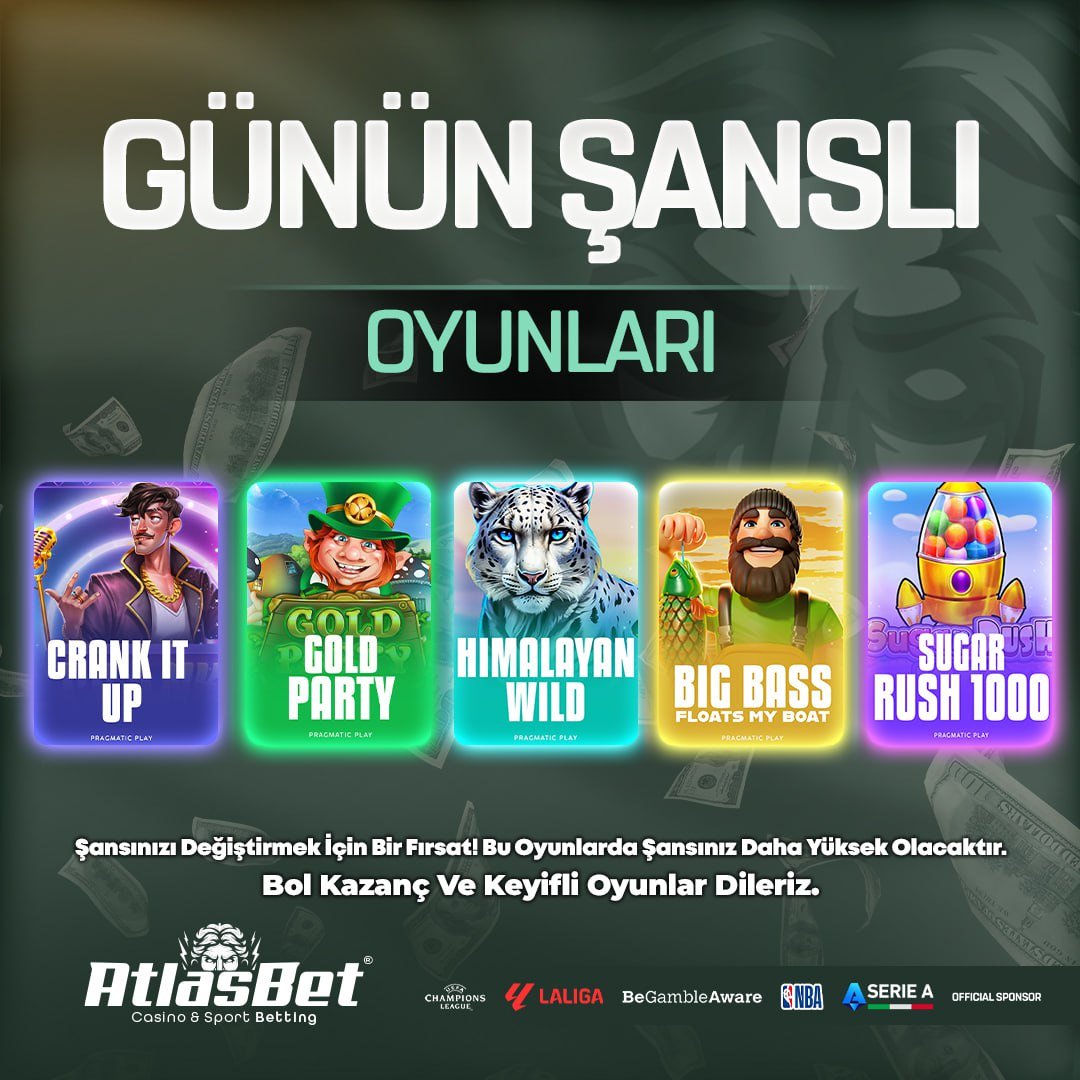 🎉 Atlasbet’le Şans Seni Bekliyor! Günün Şanslı Oyunları İle Kazanmaya Hazır mısın? 

🎁 Şansını kaçırma, Kazanca ve Eğlenceye Adım At! 

⭐️⭐️⭐️⭐️⭐️⭐️⭐️⭐️⭐️⭐️⭐️⭐️

➡️ GÜNCEL GİRİŞ (t2m.io/atlasbetgiris)  💵YATIRIM REHBERİ (atlasodeme.com)