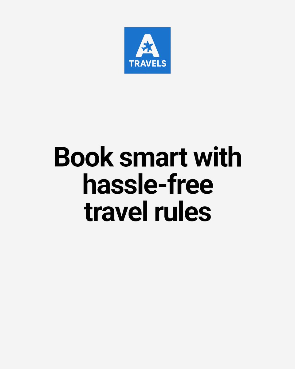 AmimaTravels's tweet photo. Stay updated on travel guidelines for Indian travelers. Know the rules on baggage, health checks, and boarding. Book smart with Amima Travels — affordable flights, hassle-free bookings. Travel confidently! https://t.co/euV66iPdc0