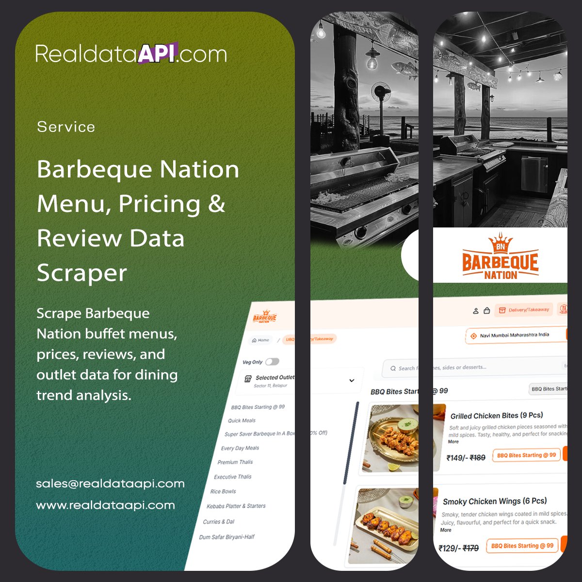 realdatascrape's tweet photo. 🚀 #barbequenationscraper — real-time restaurant data &amp; menu tracking for Barbeque Nation

👉 Explore more: https://t.co/wWweQnIRu5
📩 Contact: sales@realdataapi.com

#restaurantanalytics #foodtechdata #barbequenationscraper #menuintelligence https://t.co/EJkgwymsdE