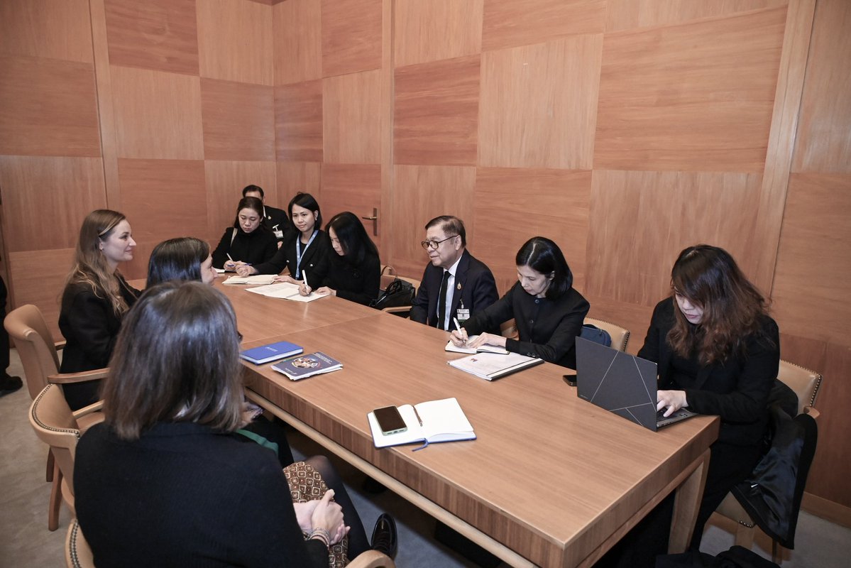 FM <a href="/SihasakPh/">Sihasak Phuangketkeow</a> met with the Chief of Service of UNODA during the 22nd Meeting of the States Parties of the AMPBC, expressing appreciation for the close cooperation between both sides, while underscoring that TH’s goal is to bring Cambodia back into full compliance with the