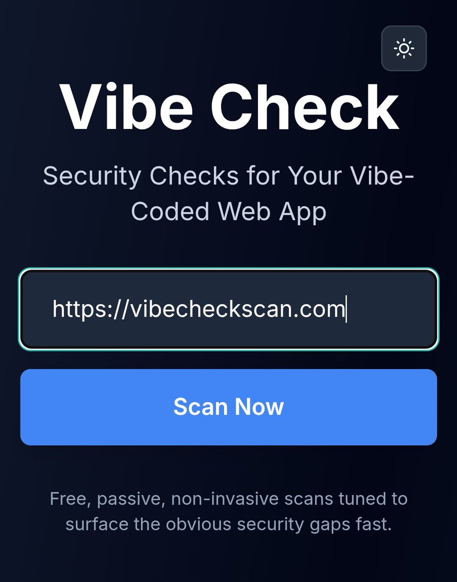 Vibe Check Scan tweet media