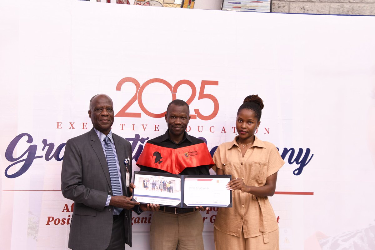 well done! Hospital Management for Health Professionals Programme #HMHP

#EEGraduation2025 #AfricasPromise #OurREsponsibility #TransformingTogether