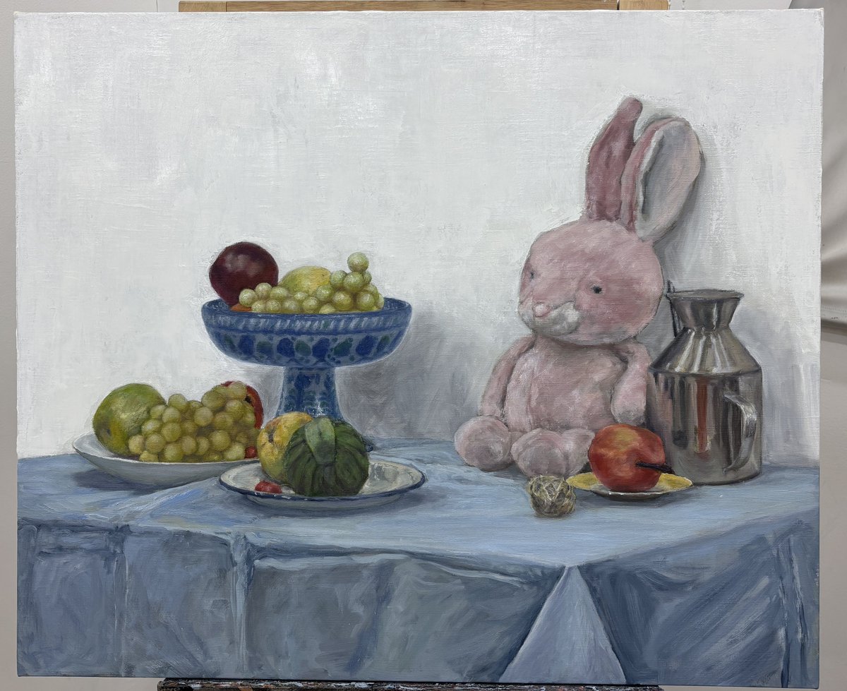 カンヴァス油彩 F20 『静物画』 #油絵 #絵画 #油彩