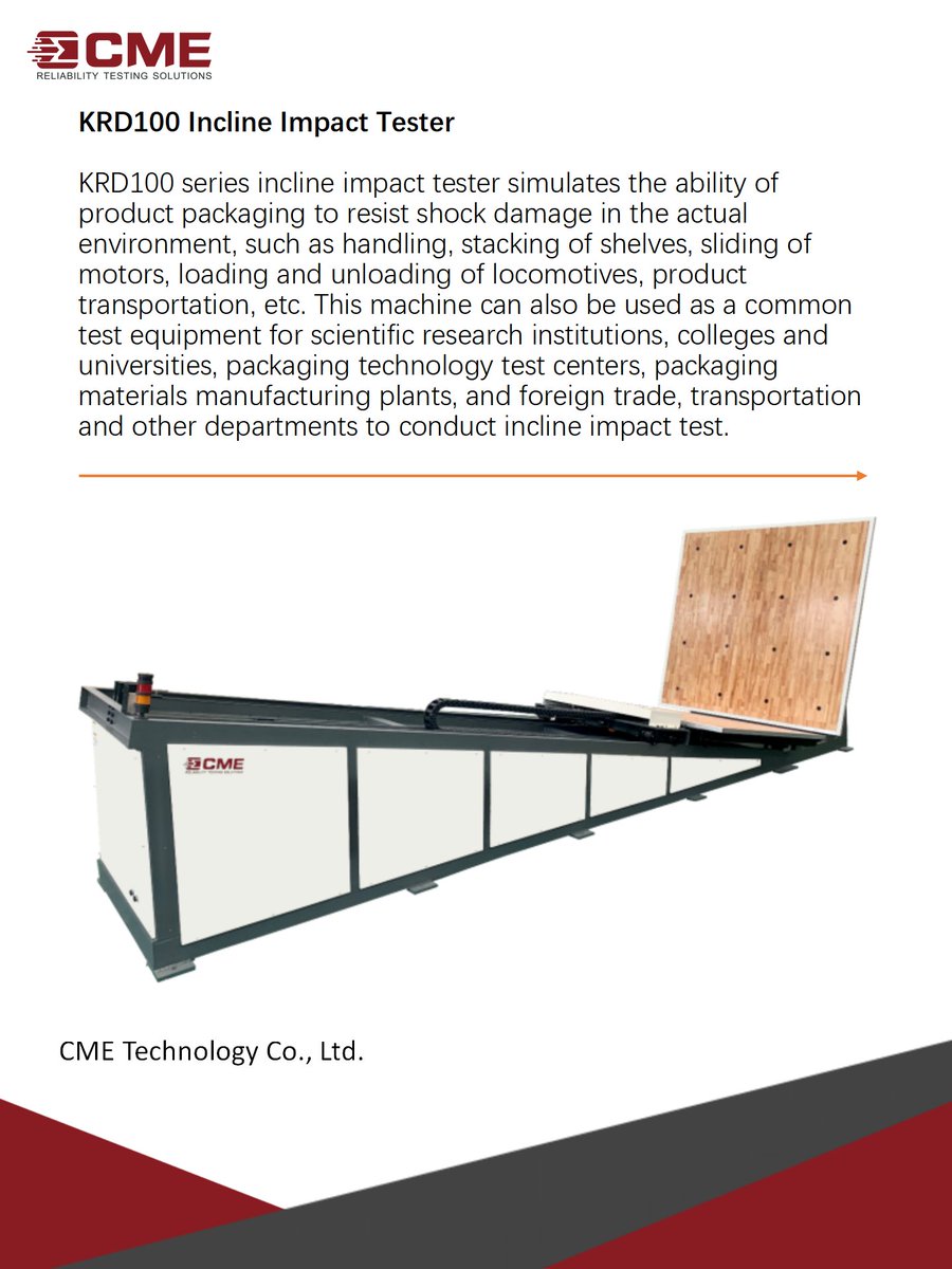 cme_technology's tweet photo. Enhance packaging reliability with our KRD100 / KRD101 / KRD102 series. From impact to compression and clamping tests.
#ReliabilityTesting #ShockTest #AutomotiveTesting #PackagingTest #Innovation #CME #TestingSolutions https://t.co/CoslGJWS3M