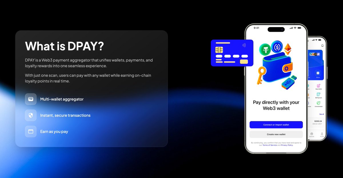So… what exactly is DPay? DPay is the bridge between Web3 wallets and real-world payments.

Scan any QR → DPay routes the best path → <a href="/Somnia_Network/">Somnia</a> finalizes the txn → you get instant on-chain loyalty.

Payments that actually work in everyday life.
