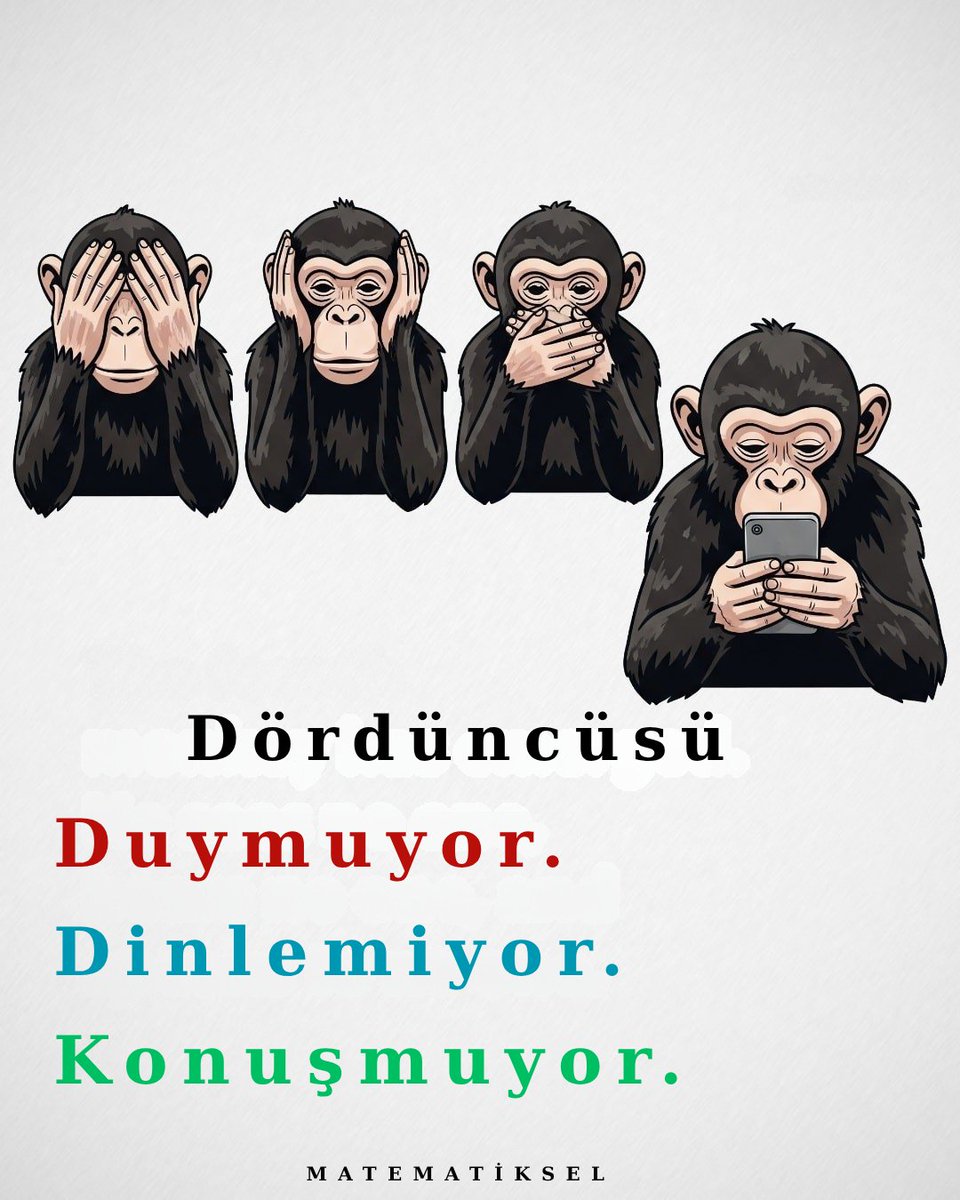 Bir zamanlar sadece üç maymun vardı.