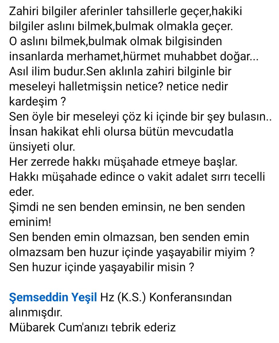 M.Şemseddin Yeşil Hz (@semseddinyesil) on Twitter photo 