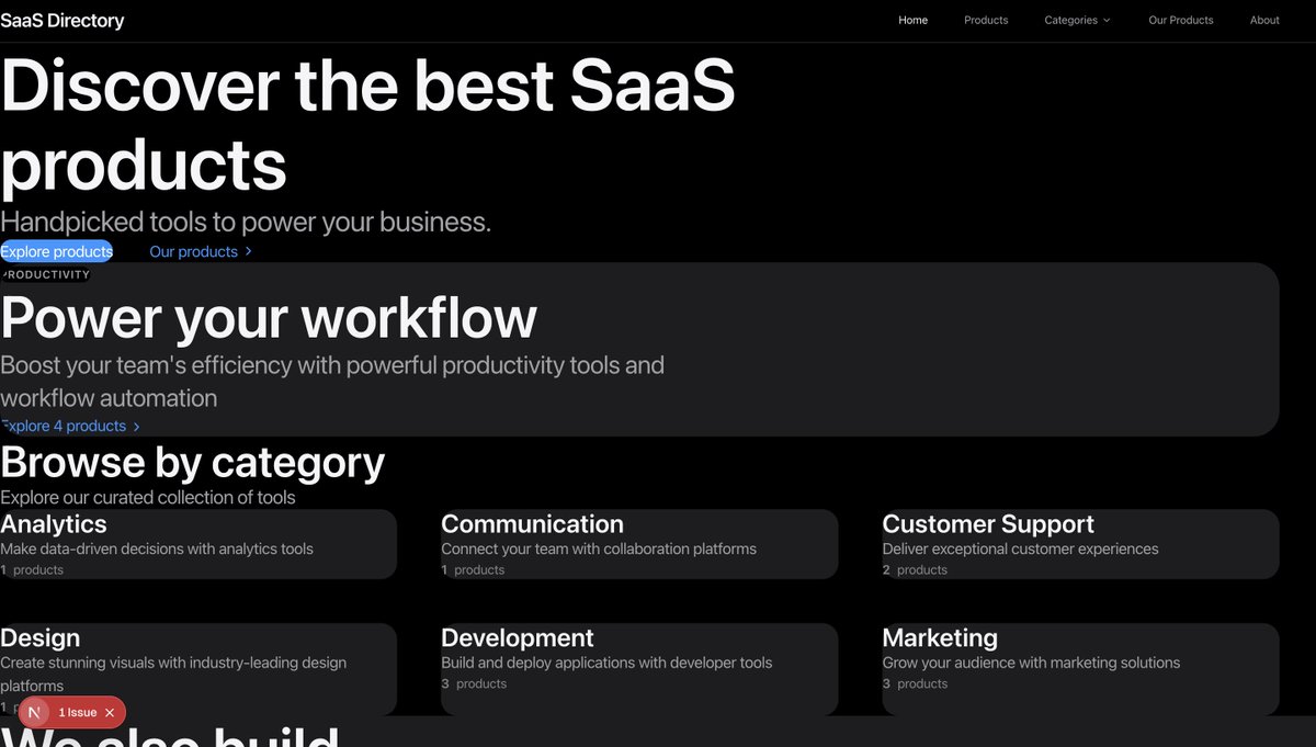 JoyShekhar's tweet photo. Yesterday, I started working on v1 of my SaaS directory.

Vision:
• Minimalist design
• Curated, not crowded
• Built for discovery, not just listings
• Handpicked quality over quantity

Building in public. First screenshot 👇 https://t.co/BWKhmfc0EI
