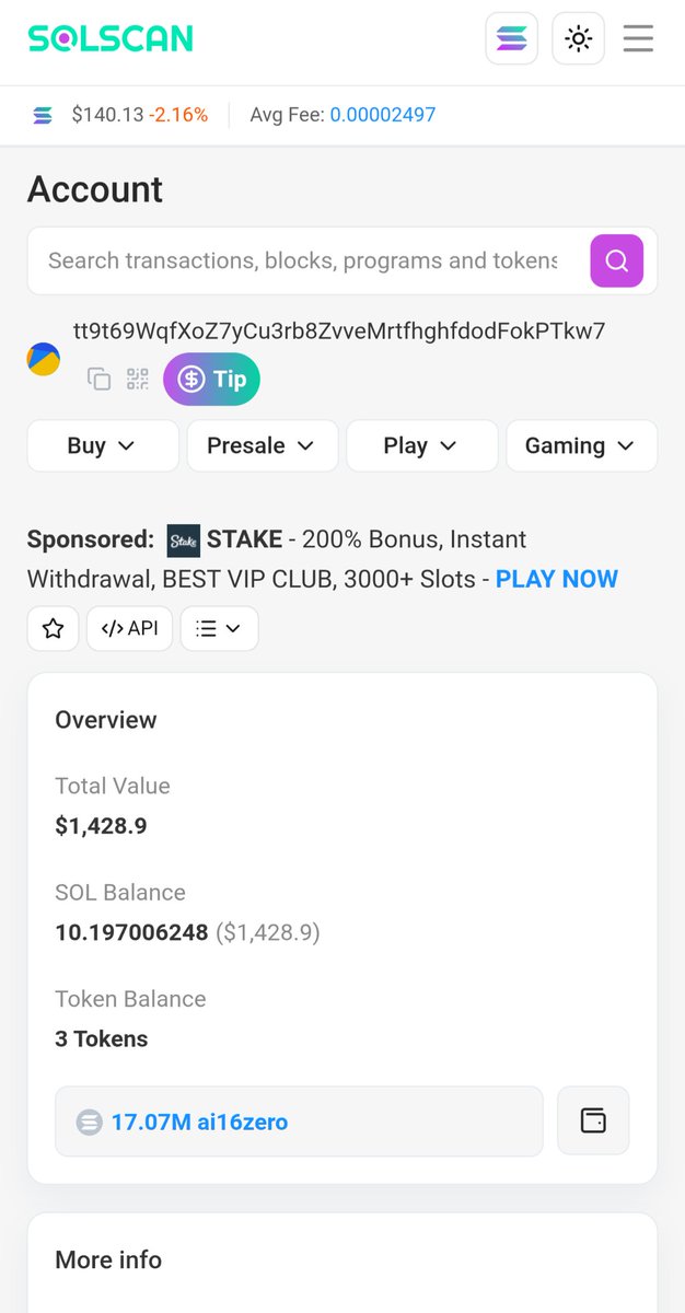 AdrianzKyle's tweet photo. @LazyDegenartist Dev wallet has 10sol now. I guess it's time for dex to be paid. https://t.co/zoUMgFA4EZ