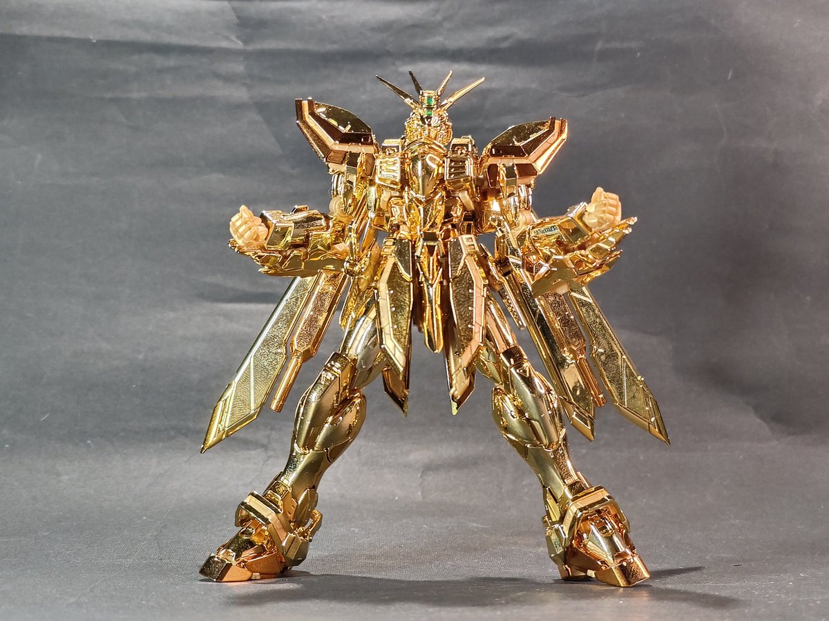 ガンダムベース限定 RG1/144ゴッドガンダム ハイパーモード完成しました。