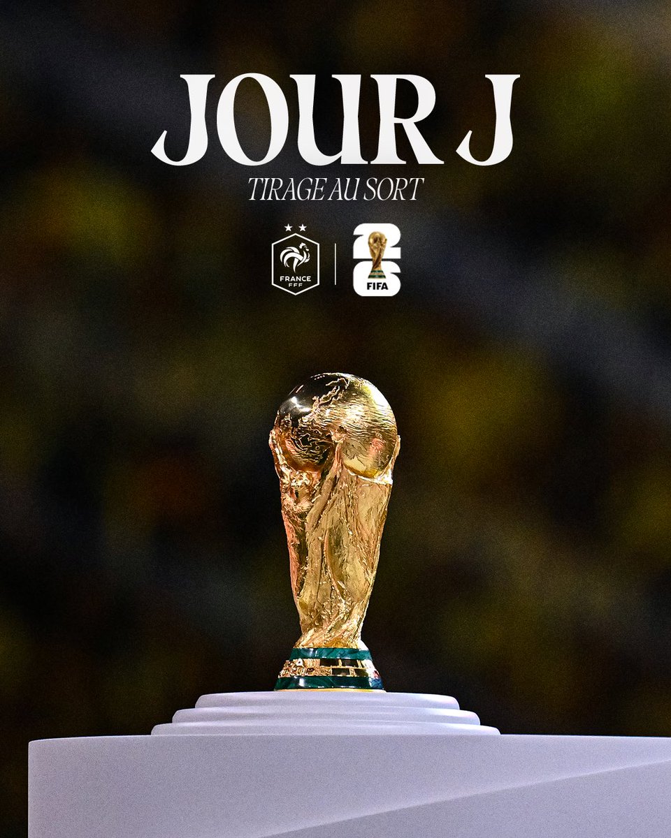 Rendez-vous à 18h sur M6 pour découvrir nos adversaires pour la phase de groupes de la Coupe du monde 2026 🏆