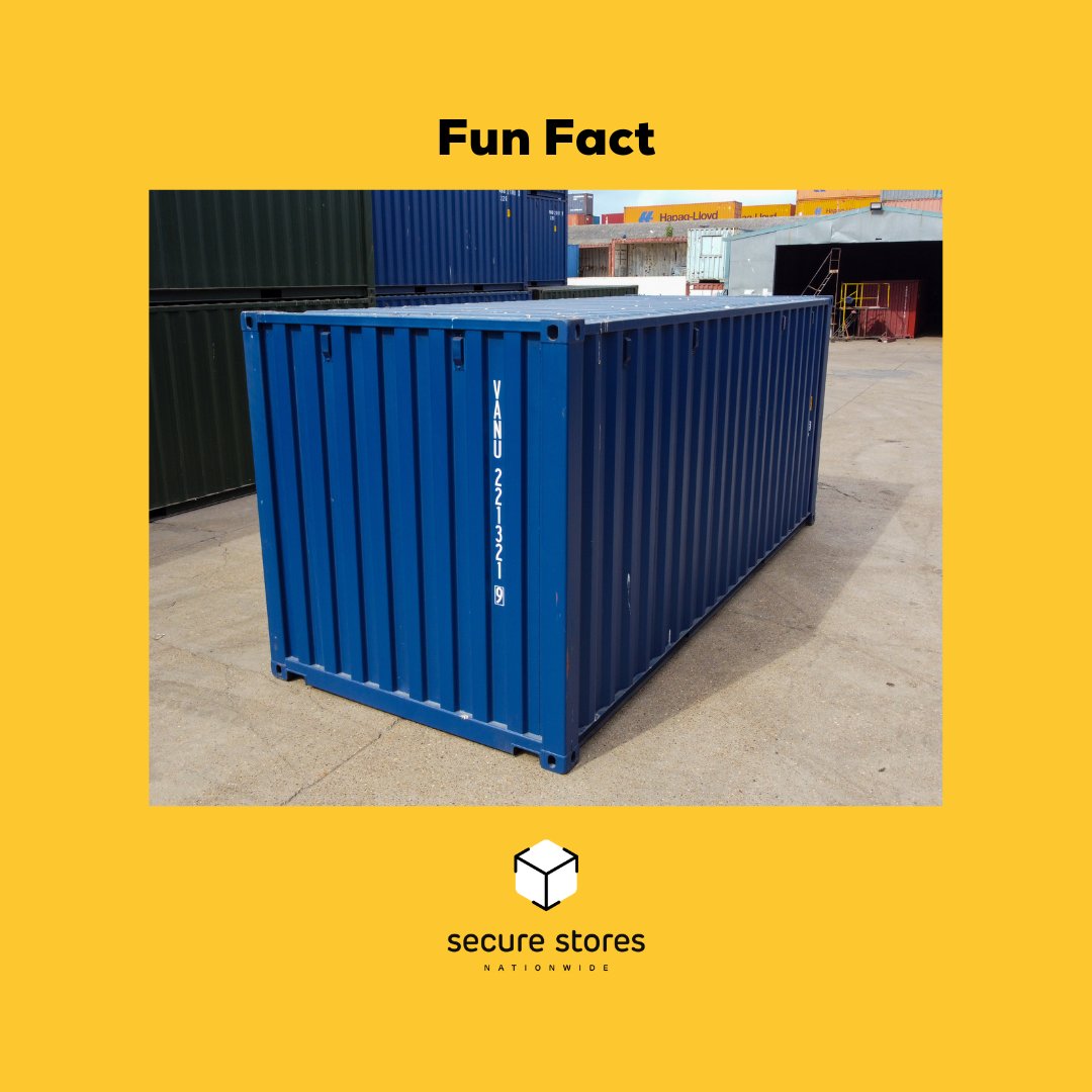 📦🚢 Did you know that all commercial shipping containers have a unique serial number? It consists of a 4 letter prefix (usually ending with "U") followed by a seven digit number (formatted as XXX-U-123456-1).🌍

#SecureStores #FunFact #ShippingContainers