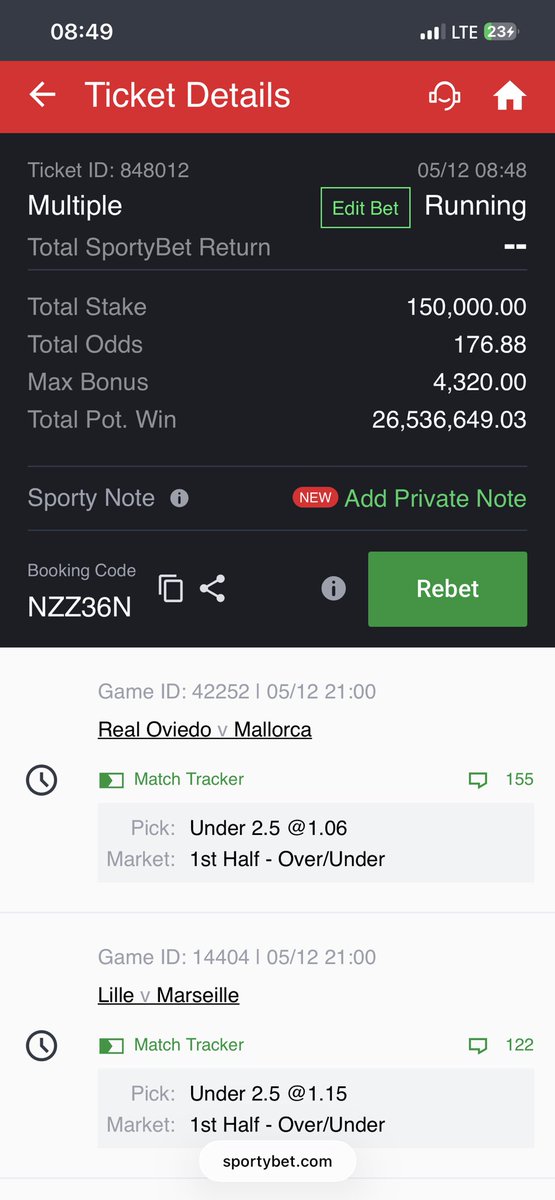 BlaqYonda7's tweet photo. 1st half under 2.5 

150k wins 26 million 

Stars ✨ align for me tonight 

Retweet and drop account number for me https://t.co/Gx4FOKD9Xd
