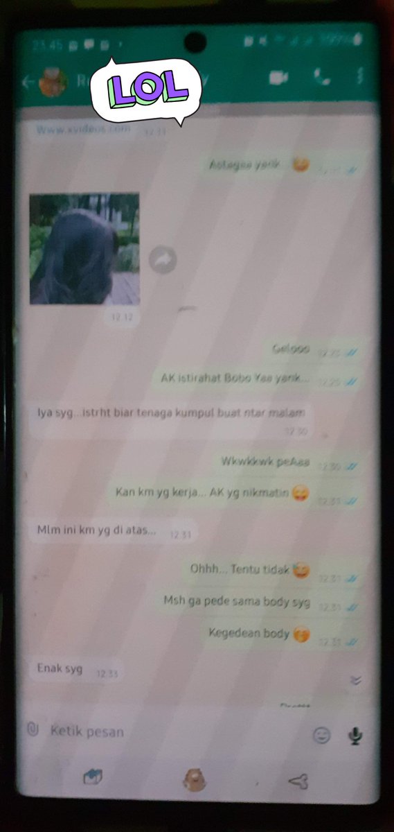 MichaelDan6182's tweet photo. Lg dipelukan, binor chat sm suami hhi https://t.co/Z074deR4ei