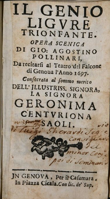 Ancœ 5 de dexenbre 279° aniversaiu da sasciâ du Balilla du 1746. 50 anni avanti, u 10 dex. 1696, fu dætu l'imprimatur a 'na cumeddia mürtilingue duvve tra i persunaggi gh'ea u Capuâ Balilla ch'u parlava zeneize! lij.wikisource.org/wiki/%C3%8Cndi…