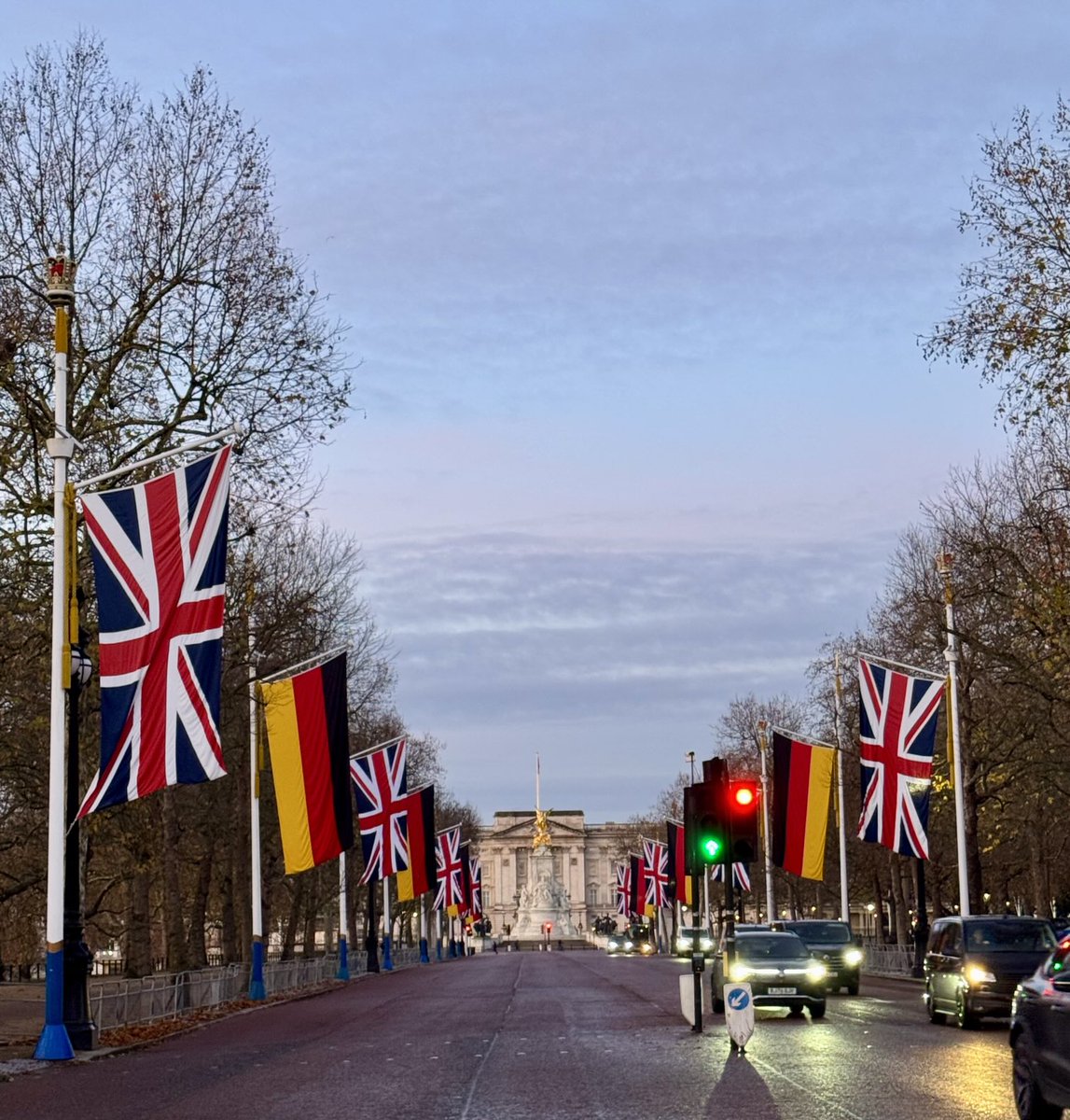 Nice to see His Majesty giving a nod to his forefathers
