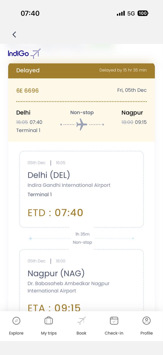 shailahoti's tweet photo. @IndiGo6E 16+ hour delay by @IndiGo6E and my elderly mother was left stranded overnight at Delhi Airport — NO help, NO food, NO water.
This is inhuman and has caused a complete mental breakdown for us.
Requesting @MoCA_GoI &amp; @DGCAIndia to take strict action.
#IndiGo #AirlineFailure https://t.co/2fHdpG6Kuh