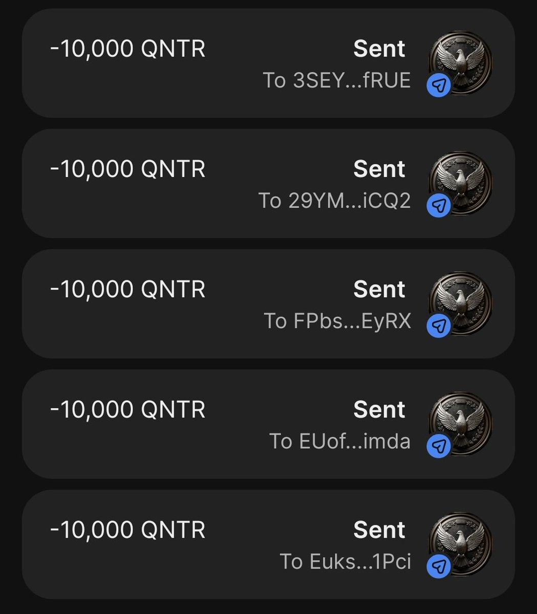 QuantaraCoin's tweet photo. GM Access Protocol creators โ๏ธ
Today I held a draw for five wallets chosen from all my supporters with over 10,000 FS
and each wallet received 10000 $QNTR as a big thank-you for their amazing support! ๐๐
#AccessProtocol #QNTR #FSMissions #Web3Creators
#Airdrop #Solana https://t.co/hP6ADMLvmN