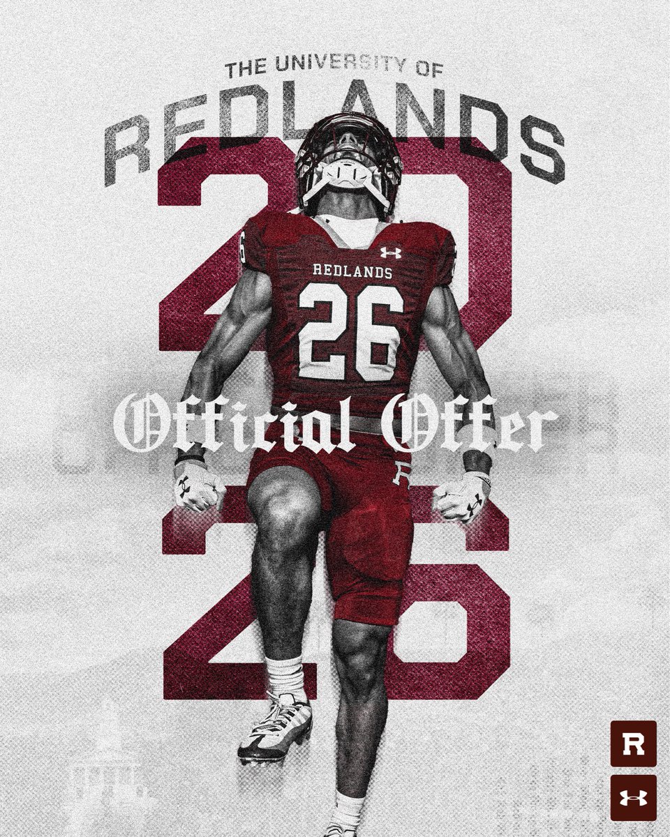 After a great visit from <a href="/UR_CoachBennett/">Joe Bennett</a> I am blessed to announce I’ve received an offer from The University of Redlands.