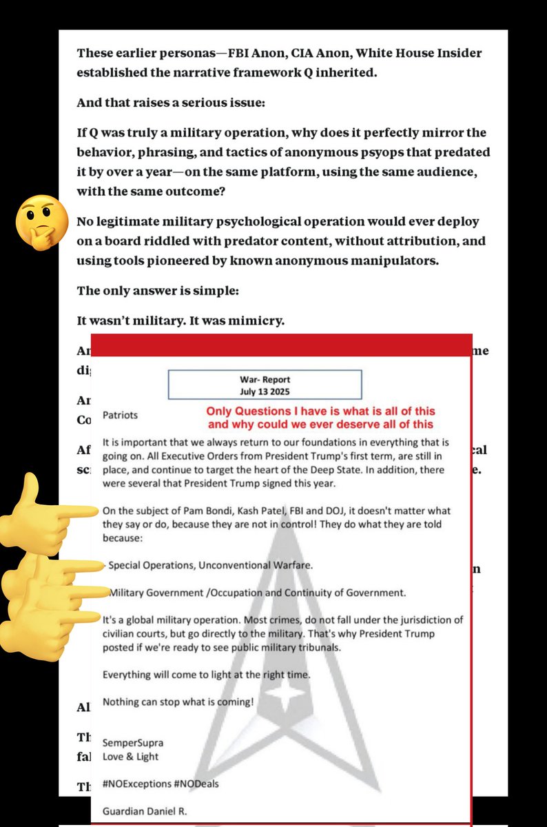 You don't make any sense...l War Reports are daily.
They get worse by the day. Agencies? The good guys are out here with us. Perfect to build our New Govt. 
They are to care for 346M not be told what to do for 1 against the population 🫤
This ruined Us RED 17sog.substack.com/p/the-anatomy-…