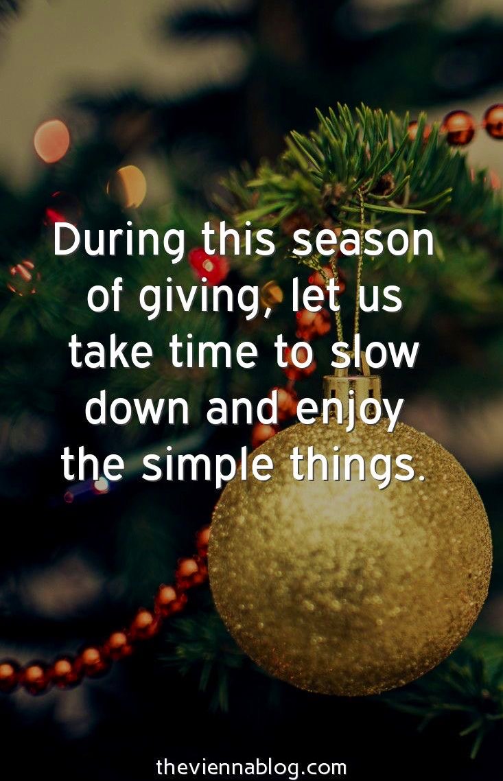 Friday Friendly Reminder…During this season of giving, let us slow down and enjoy the simple things.🎄❤️ #TisTheSeason #FridayFeeling #HappyHolidays #EnjoyLife
