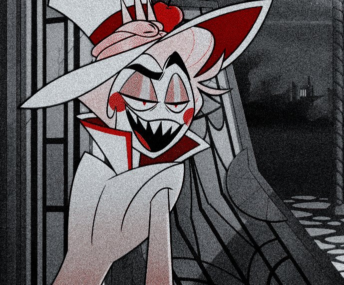 his grin only widened at her reaction, swatting back at the shadow before finally continuing once again.

"i'm just giving you a look that matches your soul, bambi."